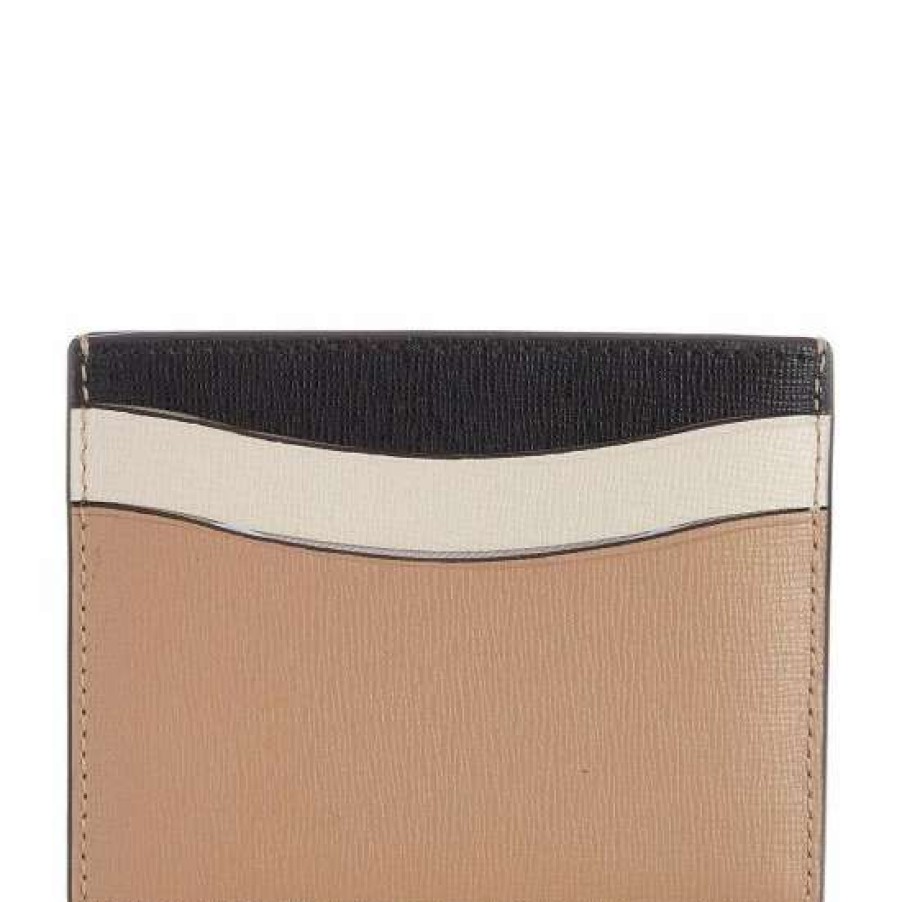 Handbags * | Promo Kate Spade New York Morgan Colorblock Card Holder Cafe Mocha Multi