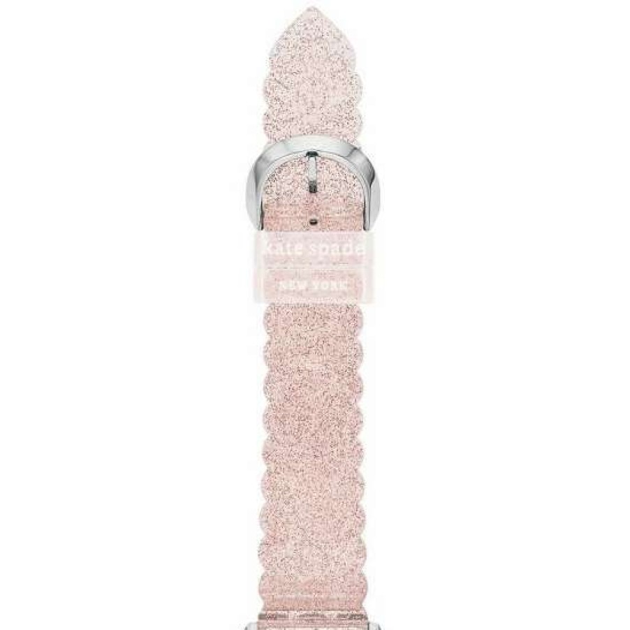 Accessories * | Top 10 Kate Spade New York Glitter Jelly Polyurethane 38/40/41Mm Band For Apple Watch Pink