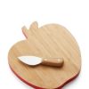 Home * | Coupon Kate Spade New York Knock On Wood Apple Cheese Board With Knife