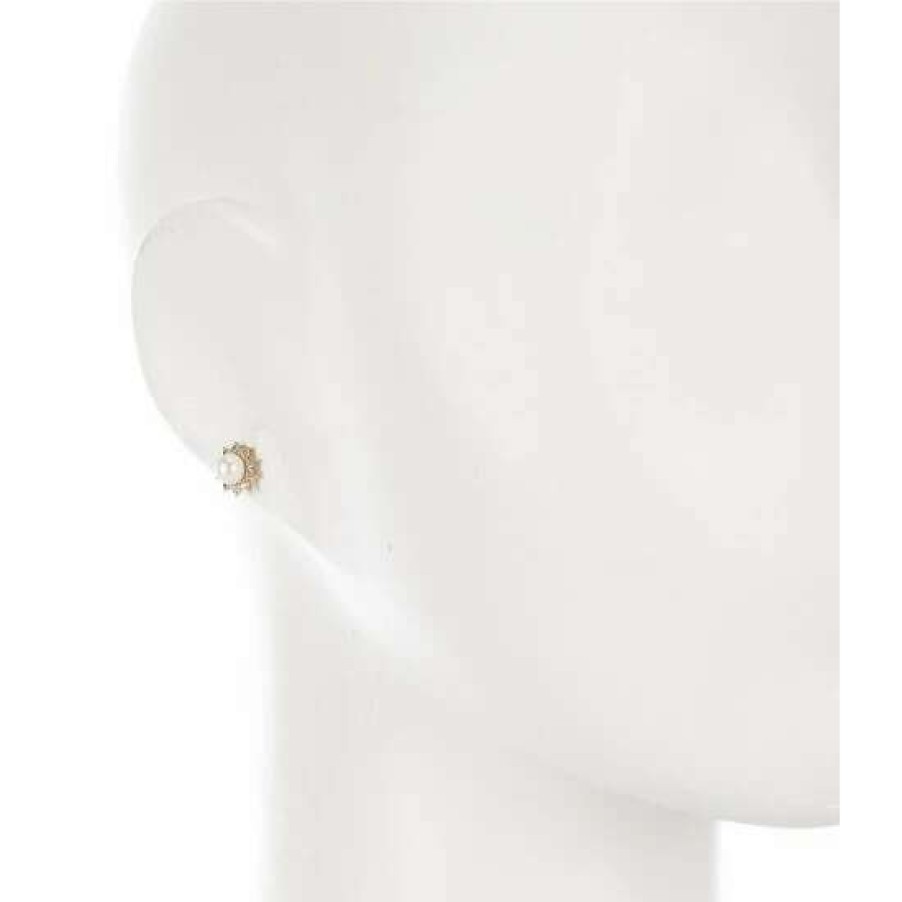 Accessories * | Promo Kate Spade New York Sunny Halo Stud Earrings White Multi