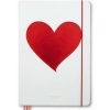 Accessories * | Discount Kate Spade New York Valentines Hearts Take Note Xl Notebook White