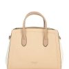 Handbags * | Discount Kate Spade New York Knott Colorblock Pebbled Leather Large Satchel Bag Warm Stone Multi