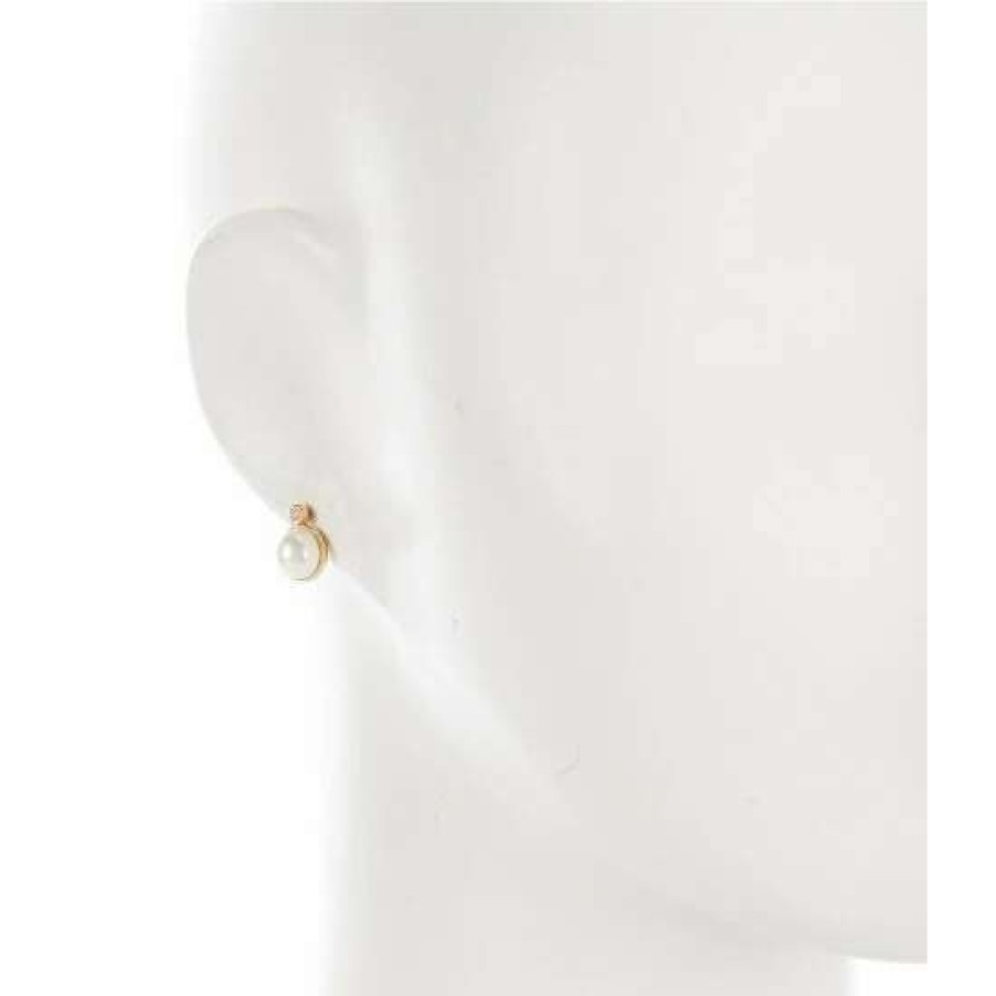 Accessories * | Best Sale Kate Spade New York Have A Ball Pearl Stud Earrings White Multi