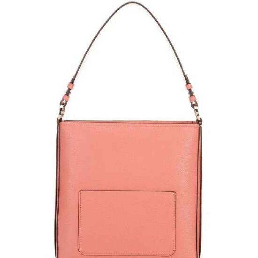 Handbags * | Wholesale Kate Spade New York Hudson Large Leather Hobo Bag Garden Rose