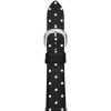 Accessories * | Best Pirce Kate Spade New York Dot Leather 38/40 Mm Apple Watch Strap Black And White