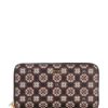 Handbags * | Flash Sale Kate Spade New York Spade Flower Monogram Canvas Zip Around Continental Wallet