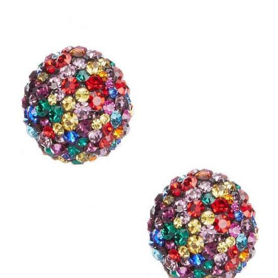 Accessories * | Buy Kate Spade New York Rainbow Pave Dome Stud Earrings Multi