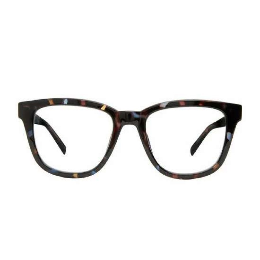 Accessories * | Outlet Kate Spade New York Jazelle Blue Light Reader Glasses Blue Havana