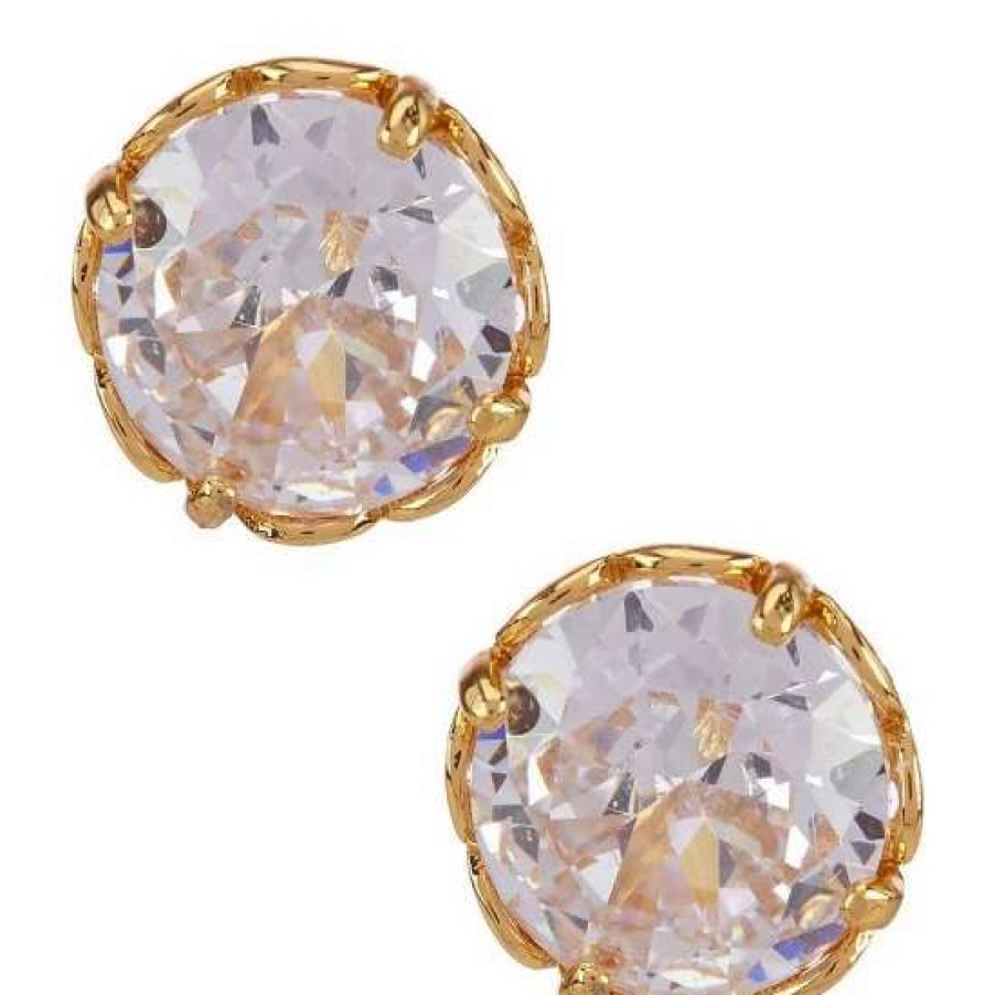 Accessories * | Cheapest Kate Spade New York That Sparkle Round Stud Earrings Rose