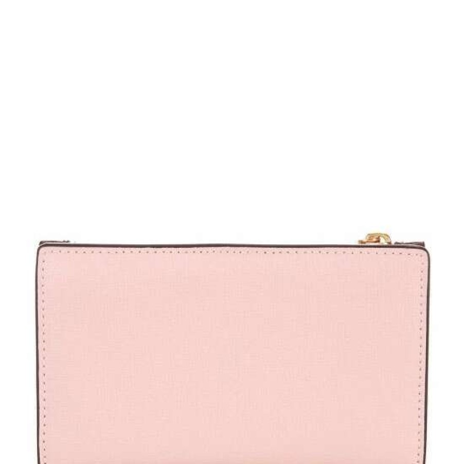 Handbags * | Best Sale Kate Spade New York Morgan Colorblock Slim Leather Bifold Wallet Dogwood Pink Multi