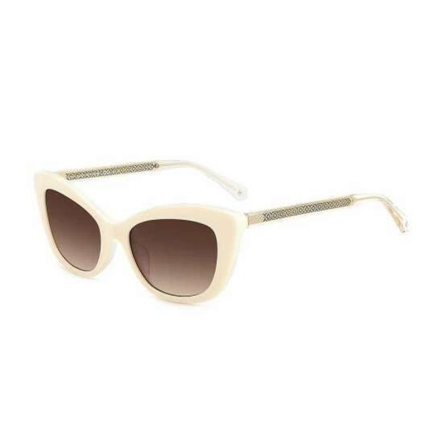 Accessories * | Best Deal Kate Spade New York Women'S Merida Cat Eye Sunglasses Cream Multi