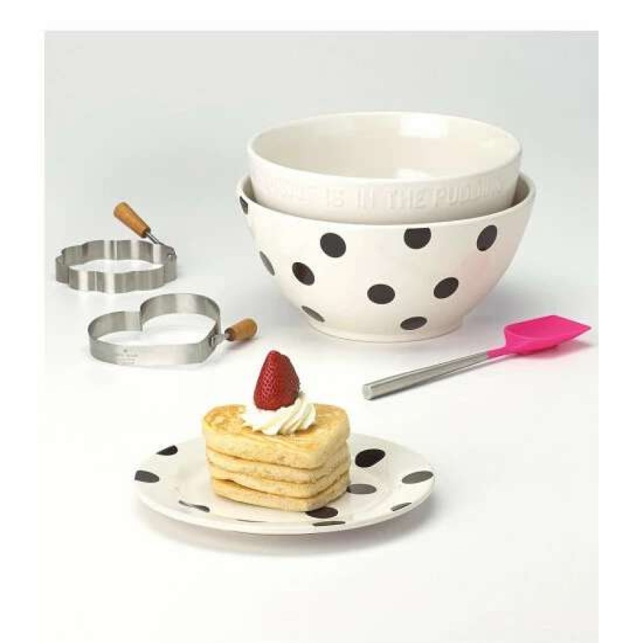 Home * | Outlet Kate Spade New York All In Good Taste 2-Piece Stoneware Mixing Bowl Set