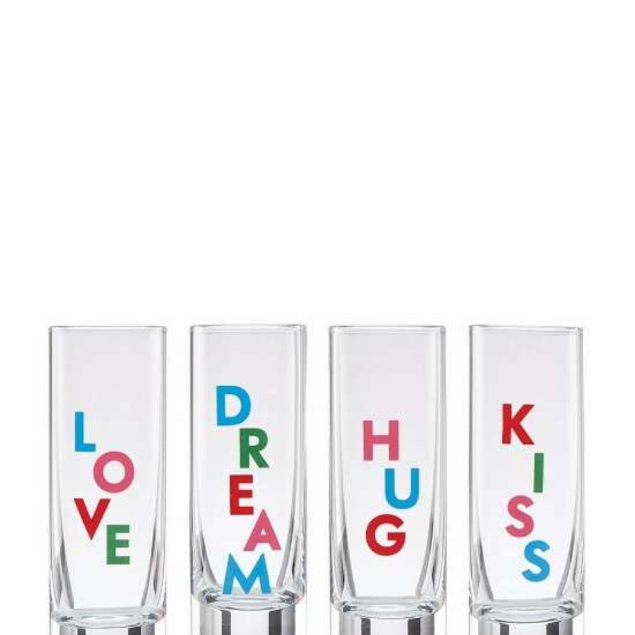 Home * | Deals Kate Spade New York Good Times Celebrate Shot Glasses, Set Of 4 No Color