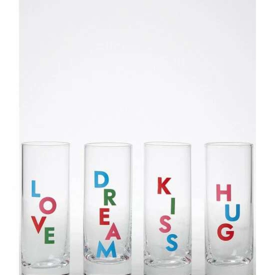 Home * | Deals Kate Spade New York Good Times Celebrate Shot Glasses, Set Of 4 No Color