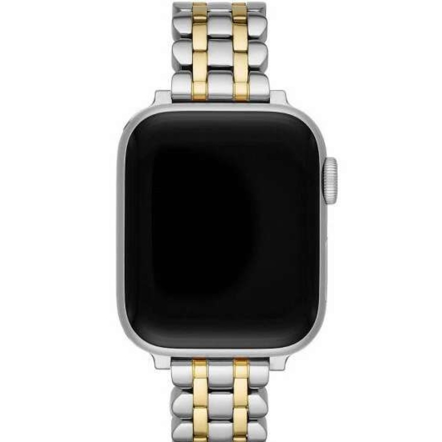 Accessories * | Hot Sale Kate Spade New York Stainless Steel 38/40Mm Bracelet Band For Apple Watch Two Tone