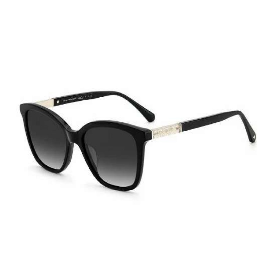 Accessories * | Outlet Kate Spade New York Women'S Reena 53Mm Square Sunglasses Black