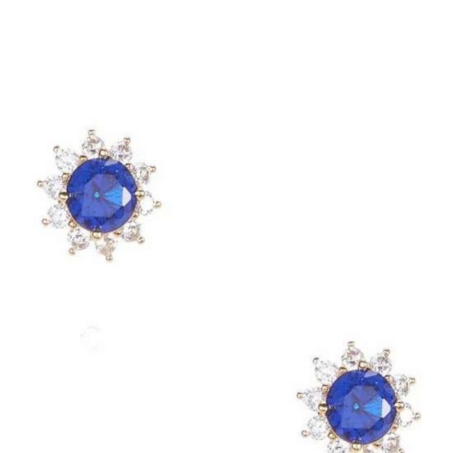 Accessories * | Cheapest Kate Spade New York Stone Halo Stud Earrings