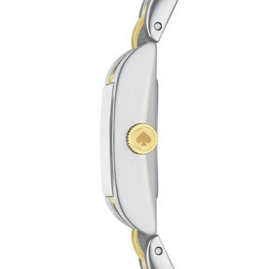 Accessories * | Coupon Kate Spade New York Women'S Brookville Three-Hand Two-Tone Stainless Steel Bracelet Watch Two Tone