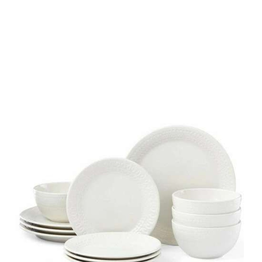 Home * | Coupon Kate Spade New York Willow Drive 12-Piece Dinnerware Set