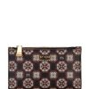 Handbags * | Discount Kate Spade New York Spade Flower Monogram Canvas Slim Bifold Wallet