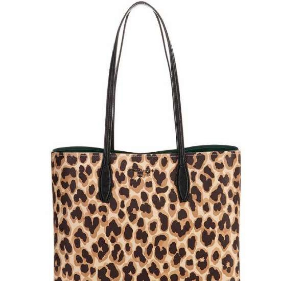 Handbags * | New Kate Spade New York All Day Lovely Leopard Tote Bag Multi