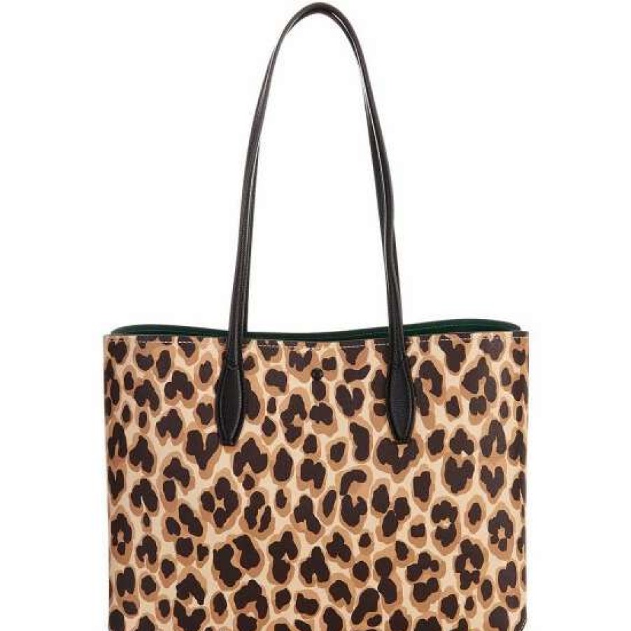 Handbags * | New Kate Spade New York All Day Lovely Leopard Tote Bag Multi