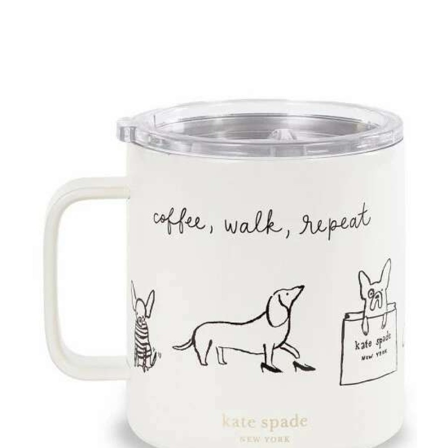 Home * | Cheap Kate Spade New York Dog Party Coffee Mug White