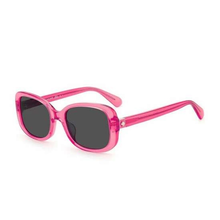 Accessories * | Hot Sale Kate Spade New York Women'S Dionna 52Mm Rectangle Sunglasses Pink