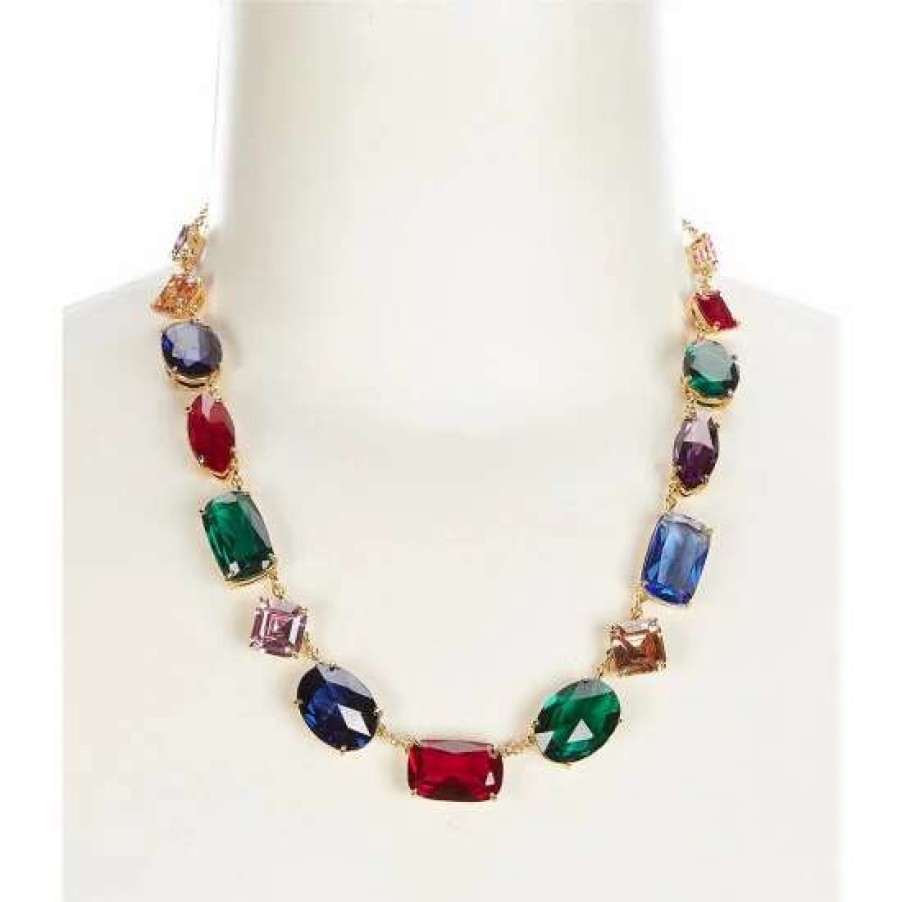 Accessories * | Cheapest Kate Spade New York Candy Shop Color Stone Collar Necklace Multi