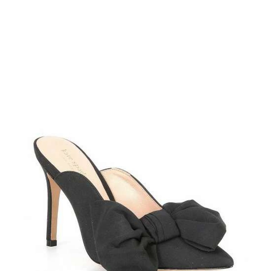 Shoes * | Best Sale Kate Spade New York Sheela Bow Detail Dress Mules Black