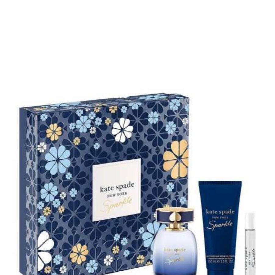 Beauty * | Best Deal Kate Spade New York Kate Spade New York Sparkle Eau De Parfum Intense 3 Piece Gift Set