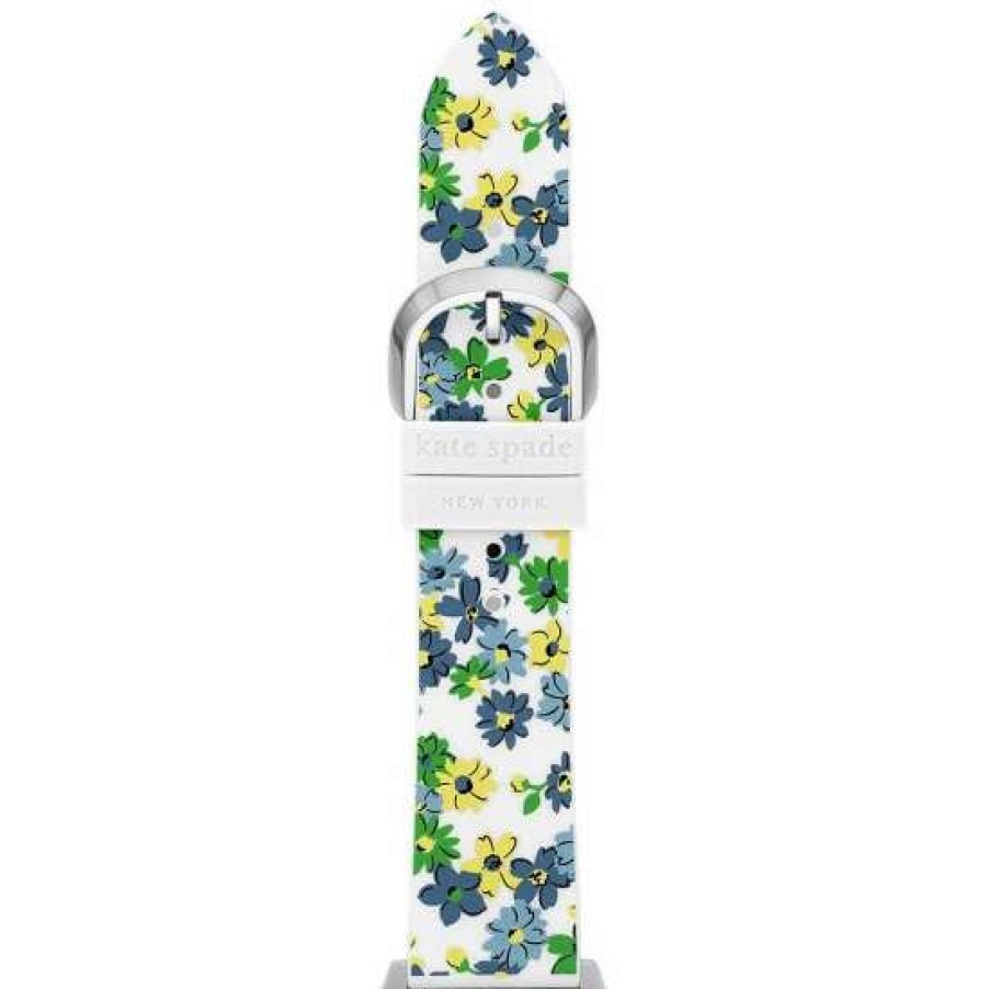 Accessories * | Buy Kate Spade New York Women'S Floral Silicone 38/40Mm Band For Apple Watch Multi