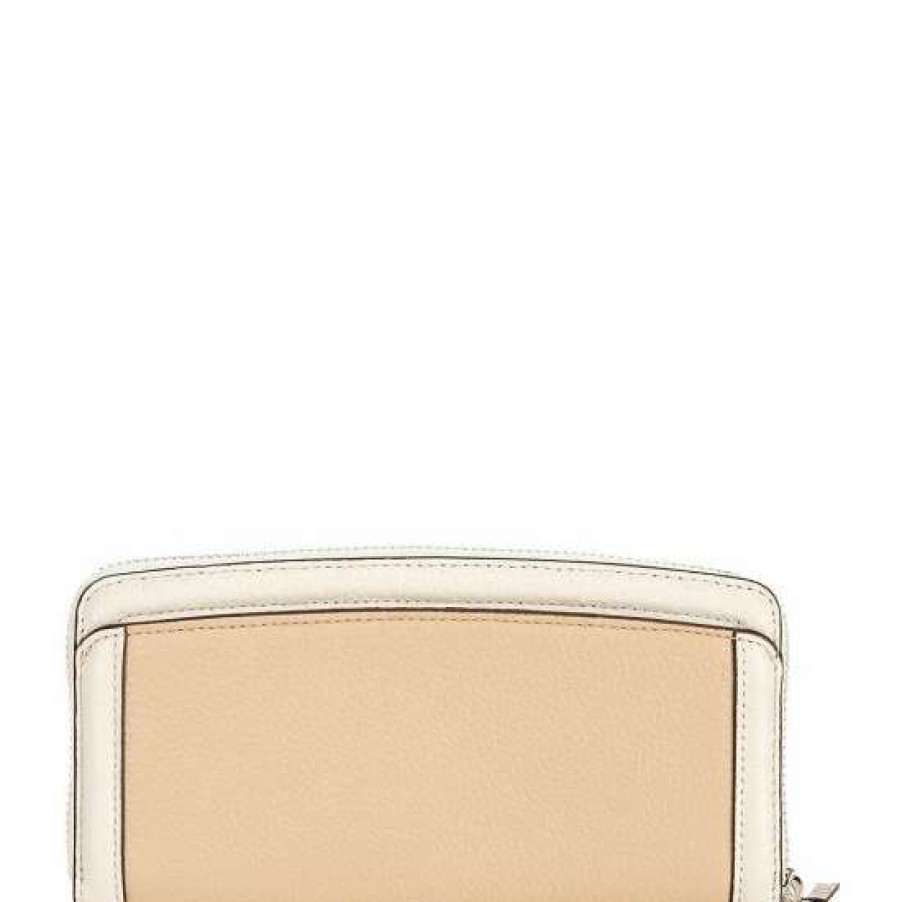 Handbags * | Discount Kate Spade New York Knott Colorblock Slim Leather Continental Wallet Warm Stone Multi