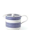 Home * | Budget Kate Spade New York Charlotte Street Teapot White/Blue