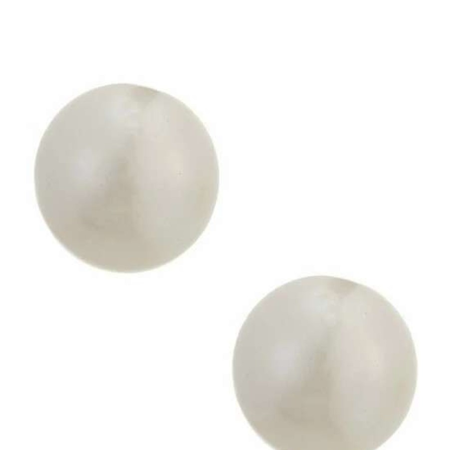 Accessories * | Budget Kate Spade New York Pearls Please Stud Earrings Cream/Silver