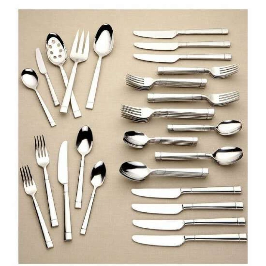 Home * | Buy Kate Spade New York Fairharbor 45-Piece Stainless Steel Flatware Set