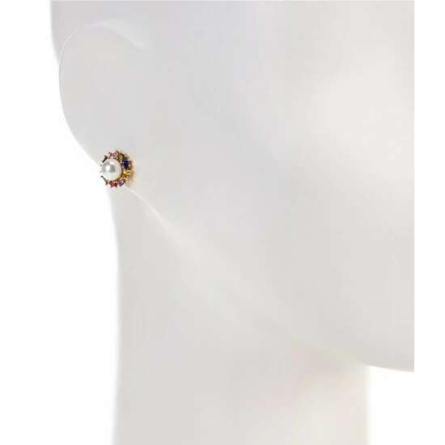 Accessories * | Wholesale Kate Spade New York Candy Shop Pearl Halo Stud Earrings Multi