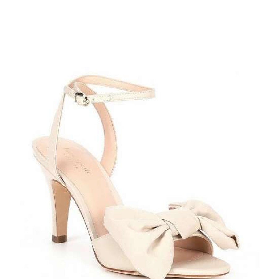 Shoes * | Brand New Kate Spade New York Gloria Bow Detail Ankle Strap Dress Sandals