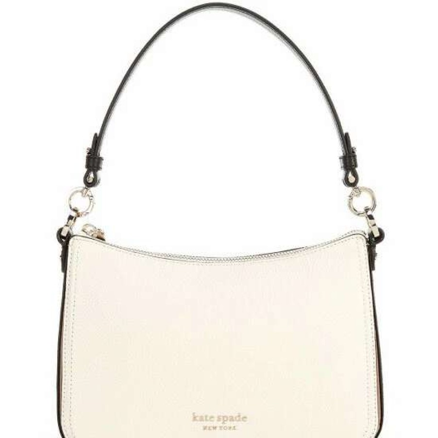 Handbags * | Deals Kate Spade New York Hudson Colorblock Pebbled Leather Convertible Crossbody Bag Parchment Multi