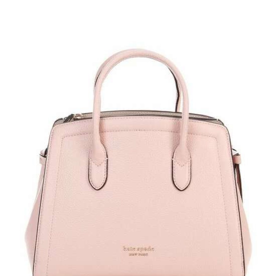 Handbags * | Wholesale Kate Spade New York Knott Medium Pebble Leather Satchel Bag