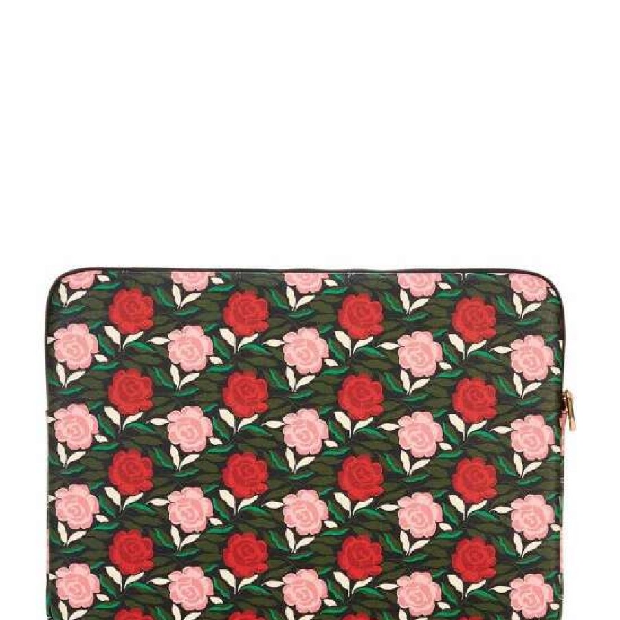 Home * | Wholesale Kate Spade New York Morgan Rose Garden Universal Laptop Sleeve Case Black Multi