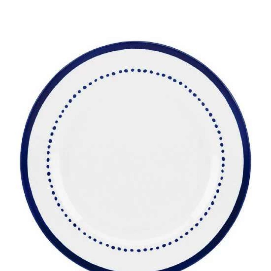 Home * | Best Deal Kate Spade New York Charlotte Street North In Blue Dinner Plate West Dinner