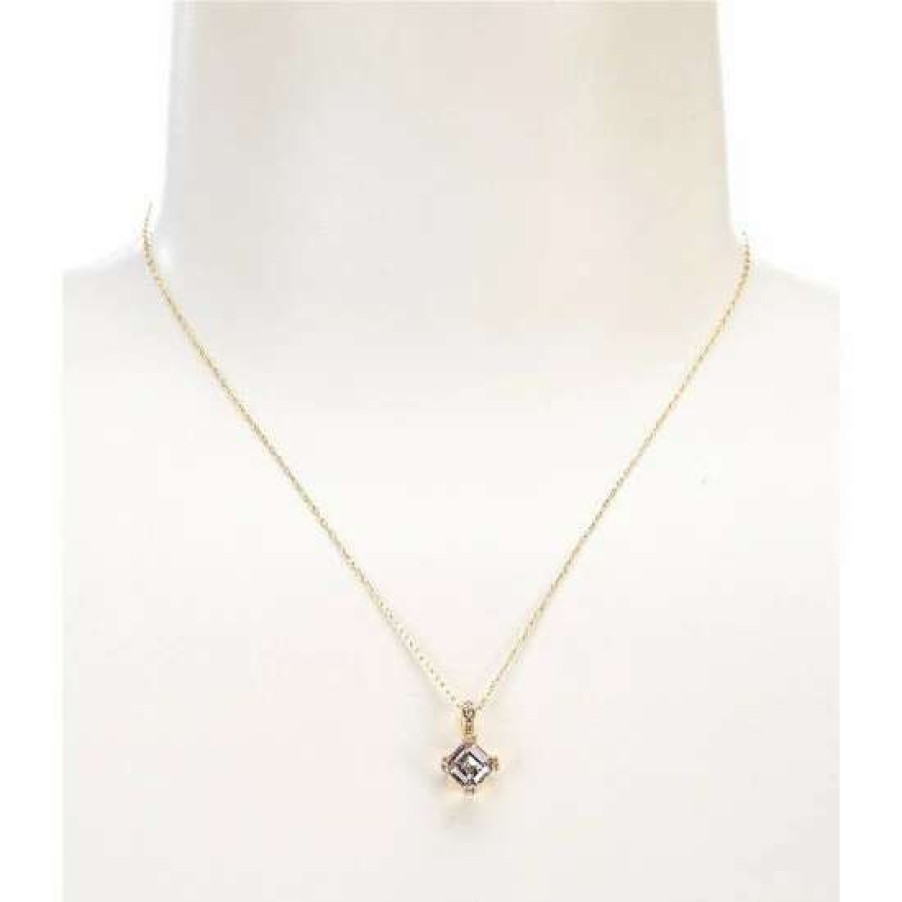 Accessories * | Top 10 Kate Spade New York Dazzle Mini Short Pendant Necklace