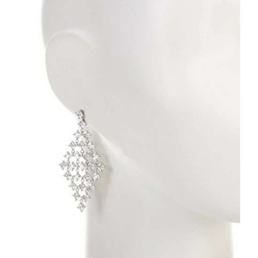 Accessories * | Top 10 Kate Spade New York Magic Moment Statement Chandelier Earrings Clear