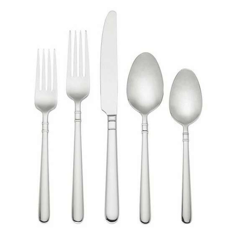 Home * | Buy Kate Spade New York Carlton Street 45-Piece Stainless Steel Flatware Set