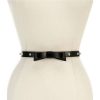 Accessories * | Best Sale Kate Spade New York 0.75#Double; Pearl Bow Belt