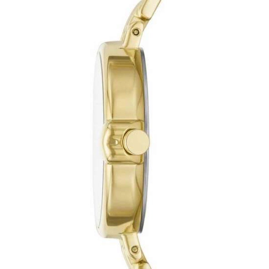 Accessories * | Top 10 Kate Spade New York Women'S Chelsea Park Three-Hand Date Stainless Steel Bracelet Watch Gold