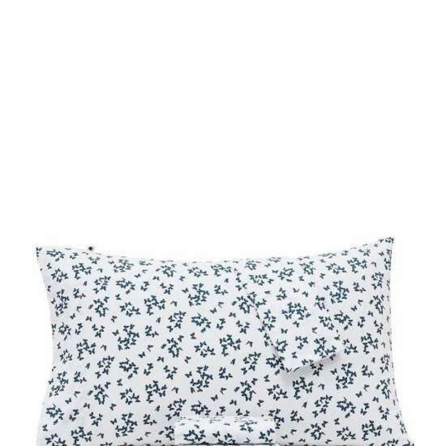 Home * | Cheapest Kate Spade New York Butterfly Clusters Percale Sheet Set Navy