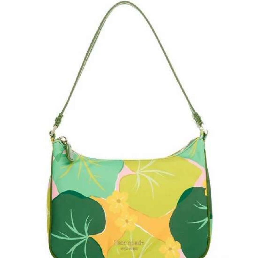 Handbags * | Discount Kate Spade New York Sam The Little Cucumber Floral Shoulder Bag Multi