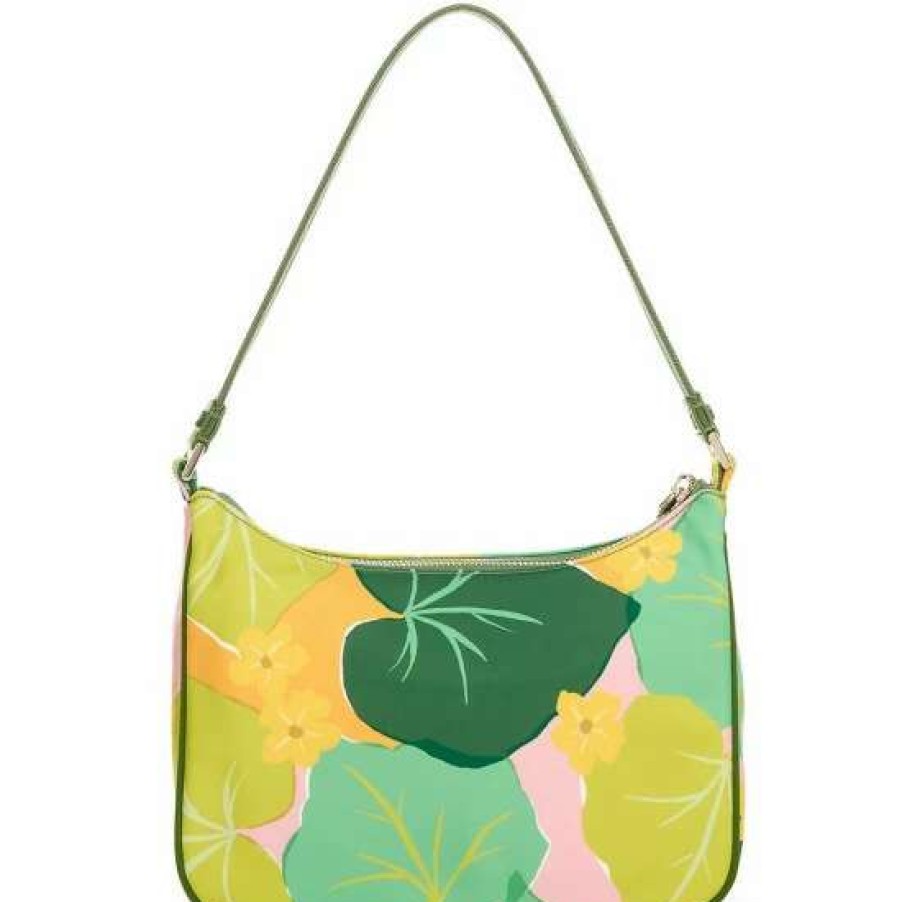 Handbags * | Discount Kate Spade New York Sam The Little Cucumber Floral Shoulder Bag Multi